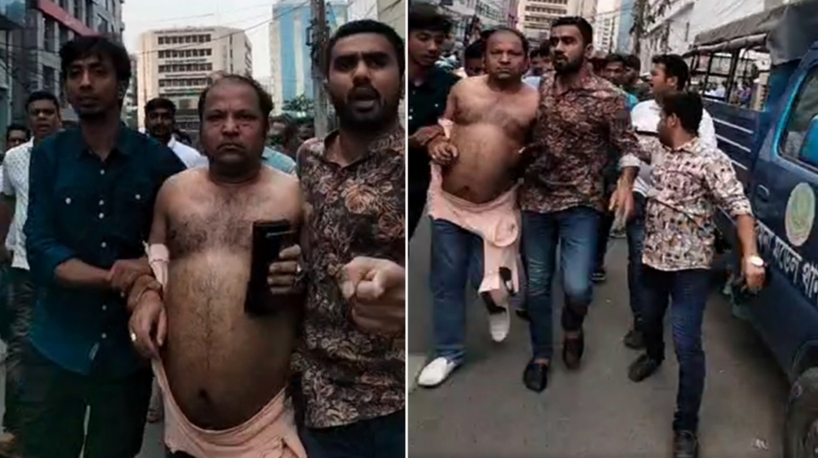 রাস্তায় অভিনেতা সিদ্দিককে মারধরের ভিডিও ভাইরাল