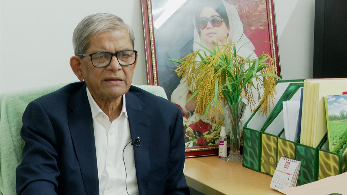 এপ্রিলে নির্বাচন হলে বিএনপির অবস্থান কী হবে প্রশ্নে যা বললেন মির্জা ফখরুল