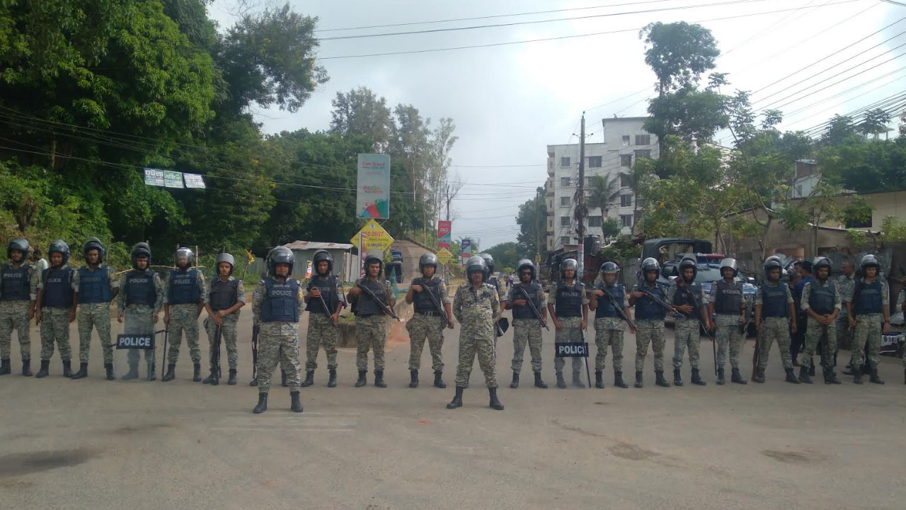 থমথমে খাগড়াছড়ি, ১৪৪ ধারা বলবৎ