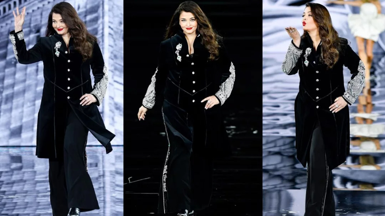 প্যারিস ফ্যাশন উইকে র‍্যাম্প মাতালেন ঐশ্বরিয়া