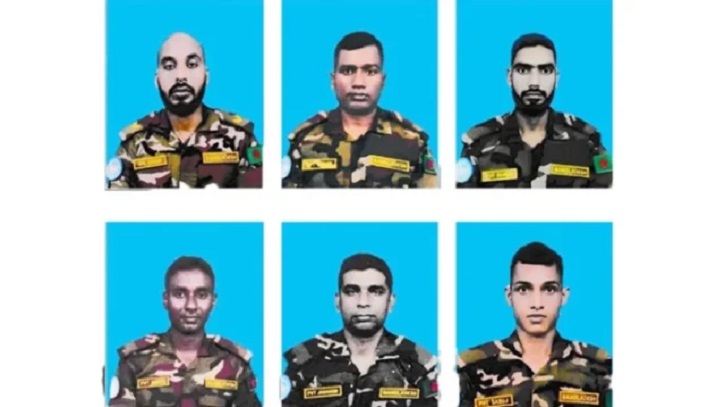 ছয় বাংলাদেশি শান্তিরক্ষীর মরদেহ আসছে আজ