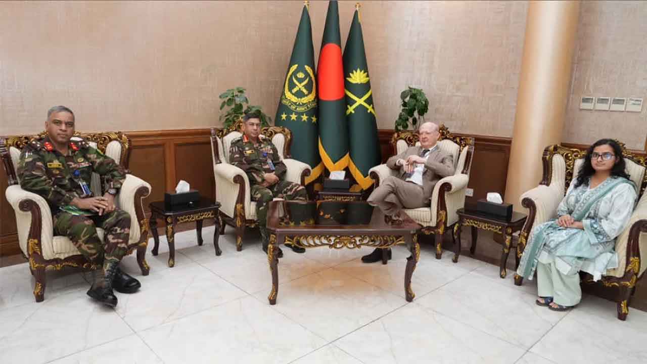 সেনাপ্রধানের সঙ্গে জার্মান রাষ্ট্রদূতের সাক্ষাৎ