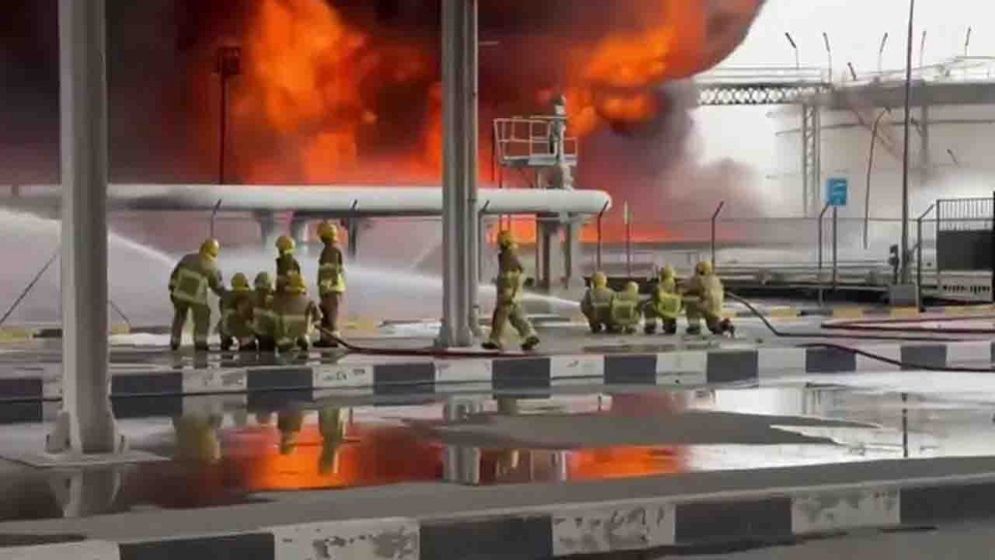 ইরানের হামলায় জ্বলছে কুয়েতের বিমানবন্দর